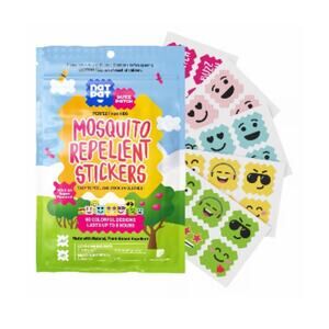 60 Pak Natpat BuzzPatch Mosquito Repellent Natural Patch Stickers for Kids